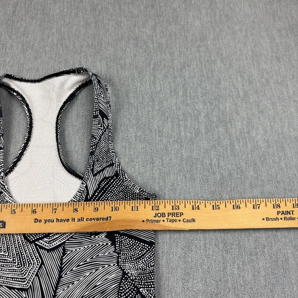 Lululemon Tank Top‎ Womens 2 Black Dottie Tribe Cool Racerback Yoga Workout Gym